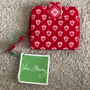 Nantucket Red Mini Zip Wallet - Vera Bradley